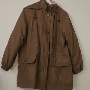 GALLERY WOMAN COAT BROWN Size M